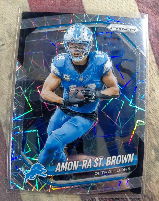 2025 Panini Prizm #187 Amon-Ra St. Brown — front
