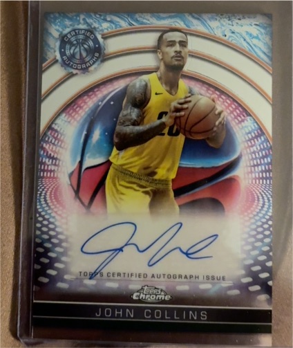 2024-25 Topps Chrome Certified Autograph Issue John Collins — front