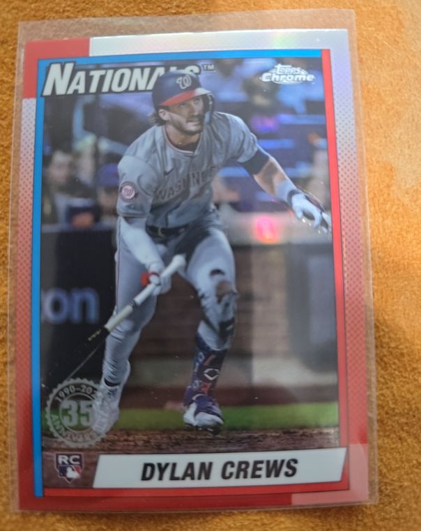 2025 Topps Chrome 35th Anniversary #90CB-16 Dylan Crews — front