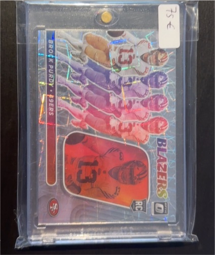 2022 Panini Donruss Optic Blazers #B-15 Brock Purdy — front