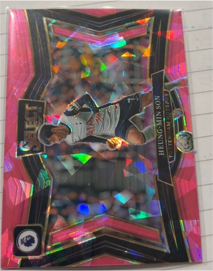 2024-25 Panini Select Premier League #1 Heung-Min Son Pink Ice Field Level — front