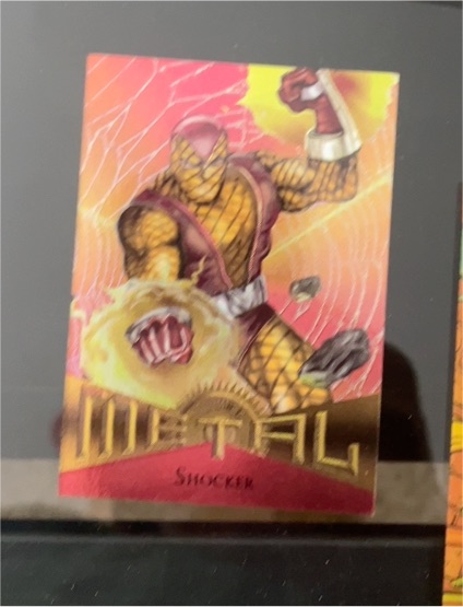 1995 Fleer Marvel Metal #77 Shocker — front
