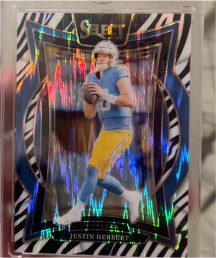 2024 Panini Select Concourse #41 Justin Herbert — front