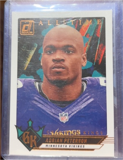 2024 Donruss All-Time Gridiron Kings #12 Adrian Peterson — front