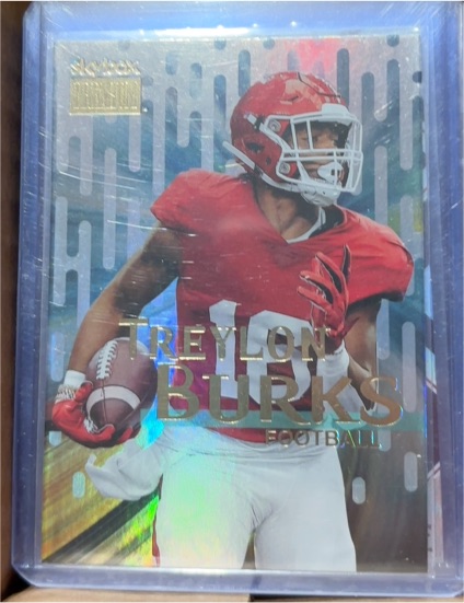 2022 Skybox Metal Universe Champions #S-42 Treylon Burks — front