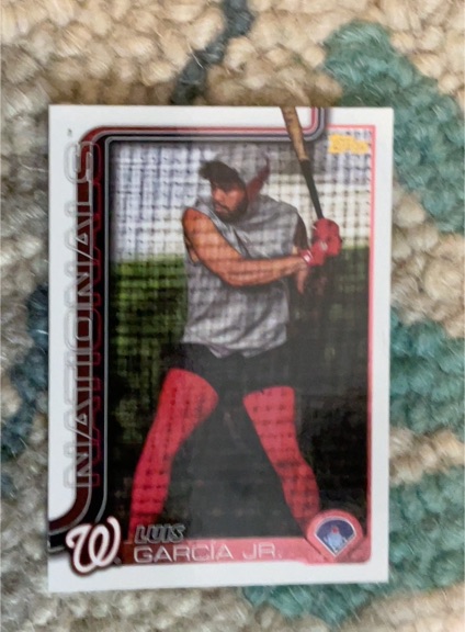 2025 Topps Series 1 #9 Luis Garcia Jr. — front