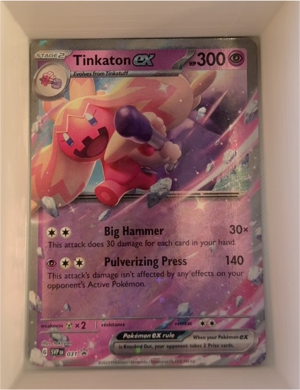 2023 Pokémon SV: Scarlet & Violet Black Star Promo #031 Tinkaton ex — front