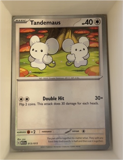 2023 Pokémon McDonald's Promo #013 Tandemaus — front