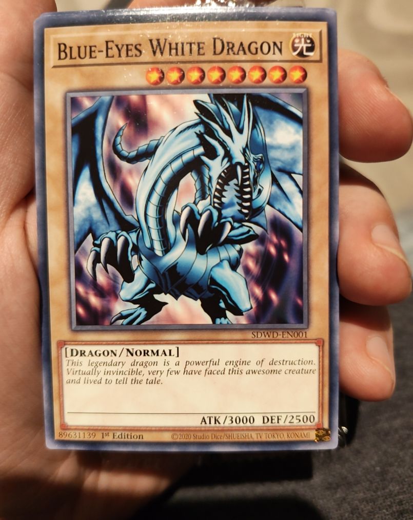 2020 Yu-Gi-Oh! SDWD-EN001 Blue-Eyes White Dragon — front