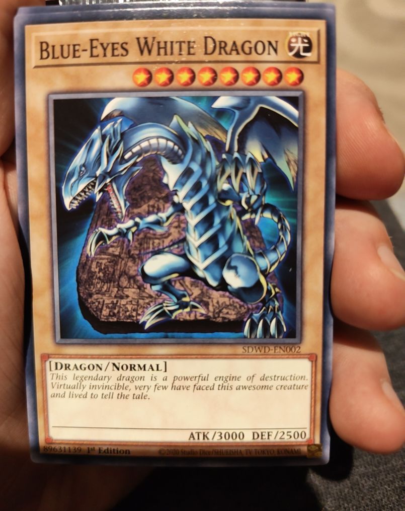 2020 Yu-Gi-Oh! SDWD-EN002 Blue-Eyes White Dragon — front
