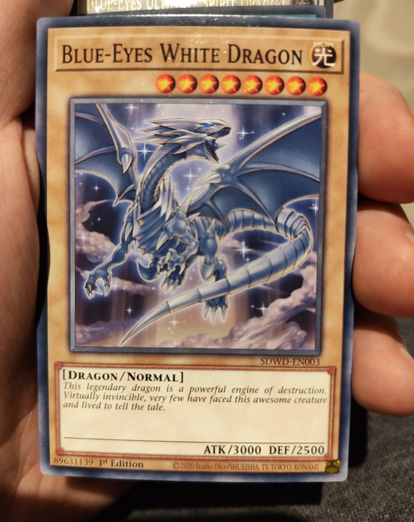 2020 Yu-Gi-Oh! SDWD-EN003 Blue-Eyes White Dragon — front