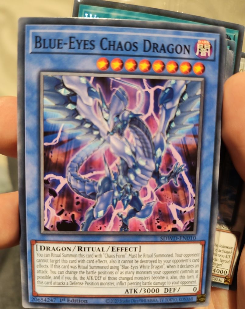 2020 Yu-Gi-Oh! SDWD-EN010 Blue-Eyes Chaos Dragon — front