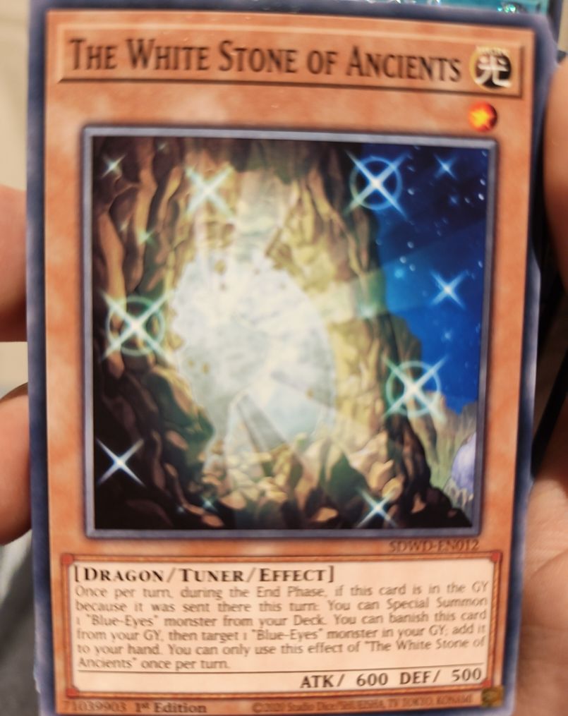 2020 Yu-Gi-Oh! SDWD-EN012 The White Stone of Ancients — front