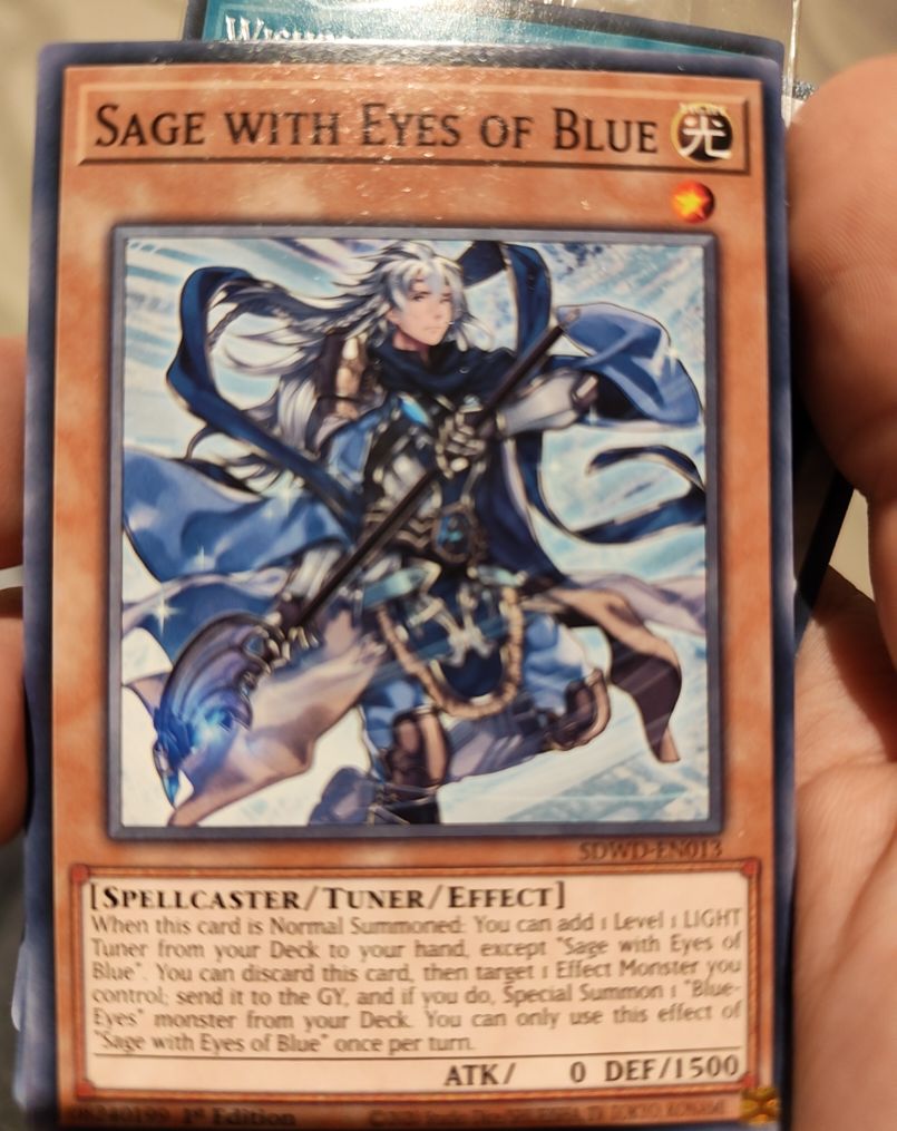 2023 Yu-Gi-Oh! SDWD-EN013 Sage with Eyes of Blue — front