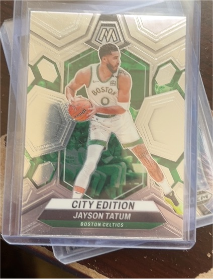 2023-24 Panini Mosaic City Edition #284 Jayson Tatum — front