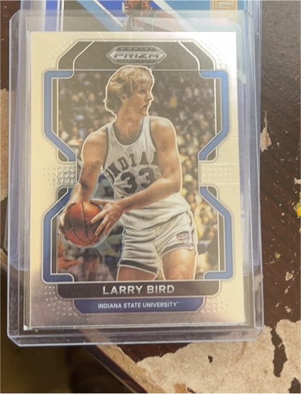 2022 Panini Prizm Draft Picks #36 Larry Bird Indiana State University — front