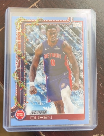 2025-26 Topps Holiday #H33 Jalen Duren — front