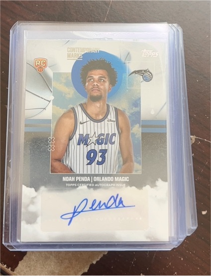 2025-26 Topps Contemporary Marks #CM-NP Noah Penda — front