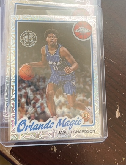 2025-26 Topps Chrome #TC-JR Jase Richardson — front