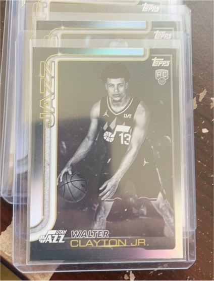 2025-26 Topps #218 Walter Clayton Jr. — front