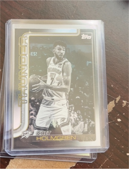 2025-26 Topps Blackout #118 Chet Holmgren — front