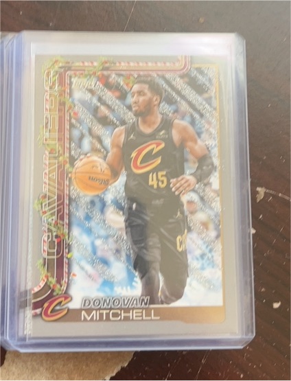 2025-26 Topps Holiday #H63 Donovan Mitchell — front