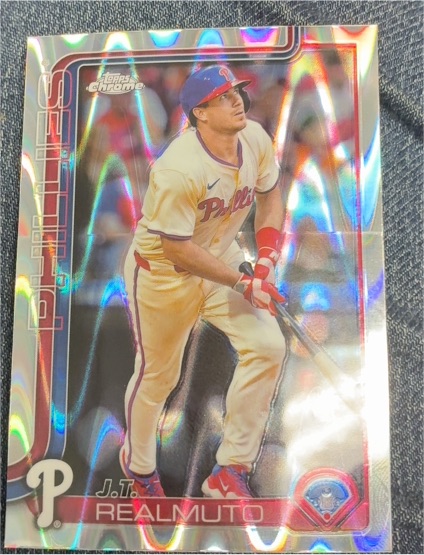 2025 Topps Chrome #2 J.T. Realmuto — front