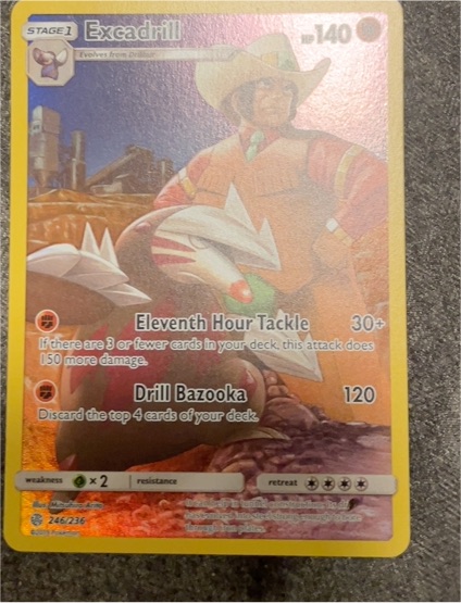 2020 Pokemon Cosmic Eclipse #246 Excadrill — front