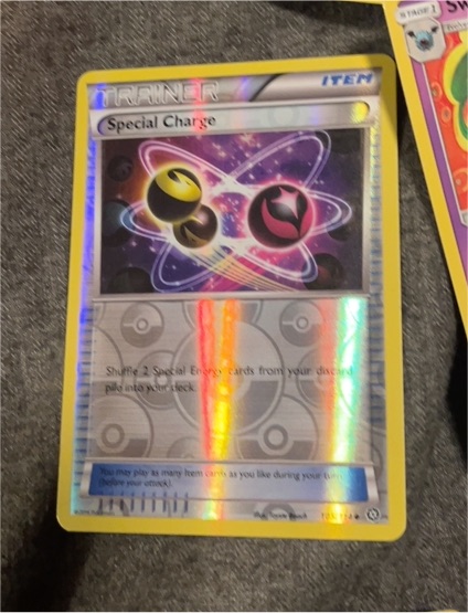 2016 Pokémon XY Steam Siege #105 Special Charge — front