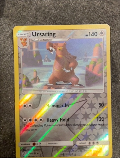 2022 Pokémon Astral Radiance #123 Ursaring — front