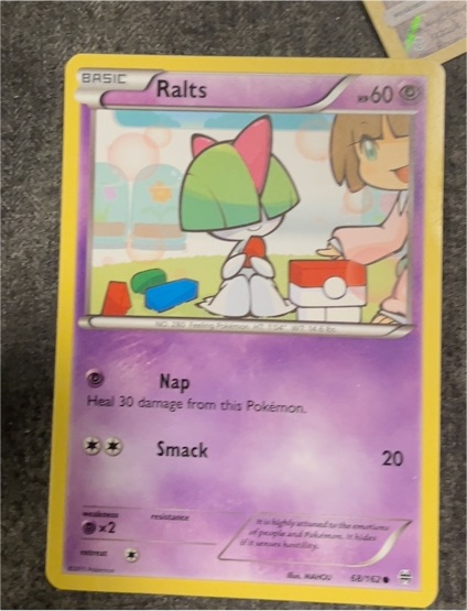 2015 Pokémon XY Breakthrough #68 Ralts — front