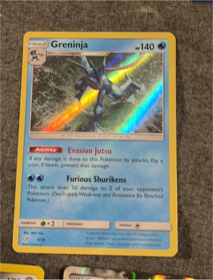 2019 Pokémon Detective Pikachu #9 Greninja — front