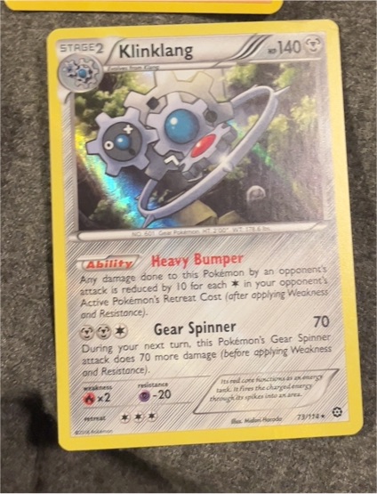 2016 Pokémon Steam Siege #73 Klinklang — front