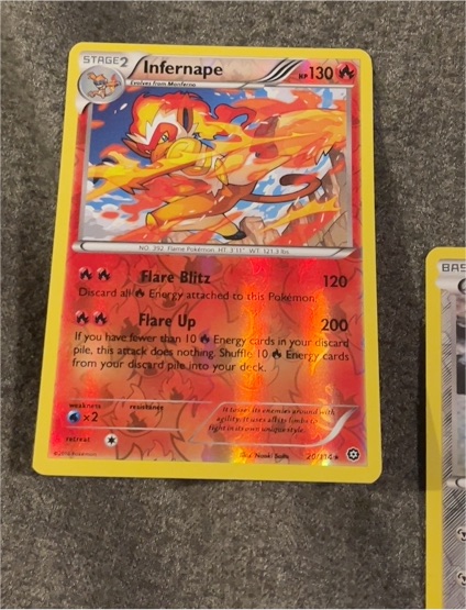 2016 Pokémon XY Steam Siege #20 Infernape — front