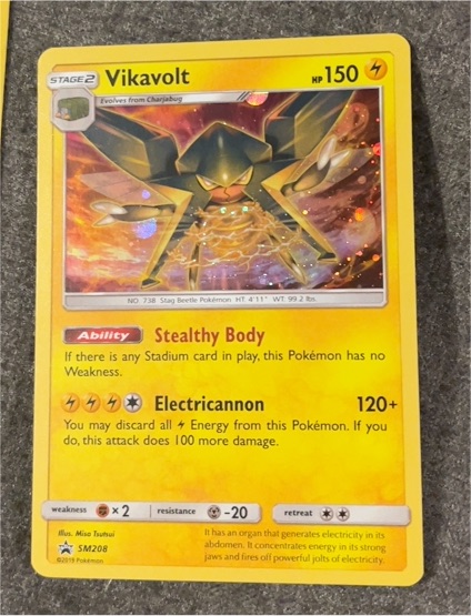 2019 Pokémon SM208 Vikavolt — front