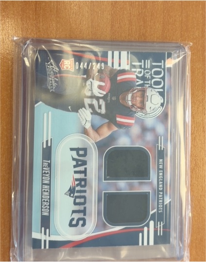 2025 Panini Absolute Tools of the Trade #044 Treveyon Henderson — front