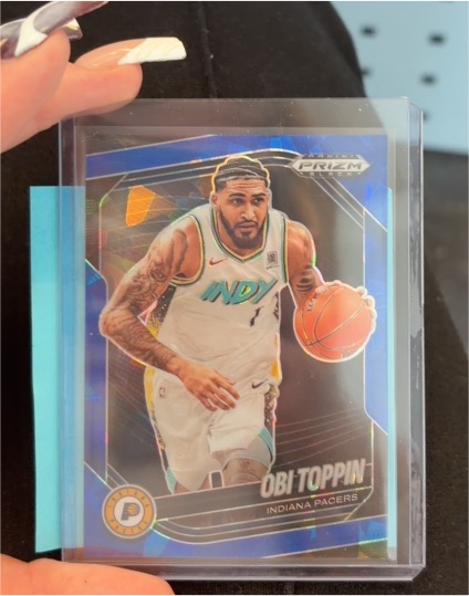 2024-25 Panini Prizm Black #184 Obi Toppin — front