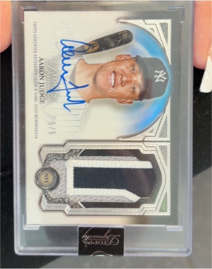 2023 Topps Dynasty #DAPAJ3 Aaron Judge — front