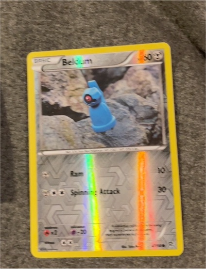 2015 Pokémon Ancient Origins #47 Beldum — front