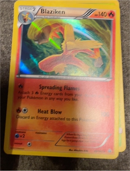 2015 Pokémon XY Primal Clash #28 Blaziken — front