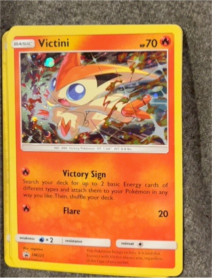 2019 Pokemon SM Promos #SM225 Victini — front