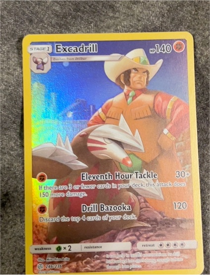 2019 Pokémon Sun & Moon Cosmic Eclipse #246 Excadrill — front