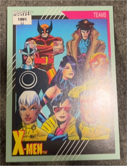1991 Impel Marvel Universe II #153 X-Men Teams — front