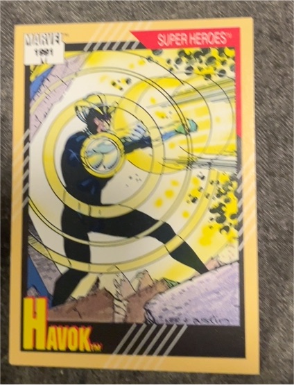 1991 Impel Marvel Universe Series II #27 Havok — front