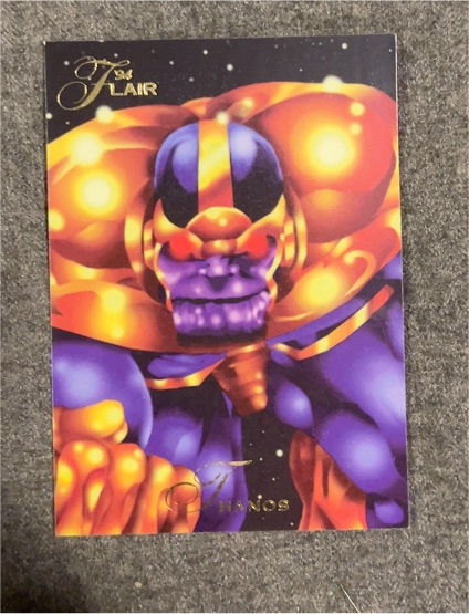 1994 Flair Marvel Annual #31 Thanos — front