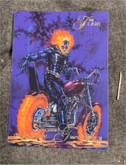 1994 Flair Marvel Annual #30 The Original Ghost Rider — front