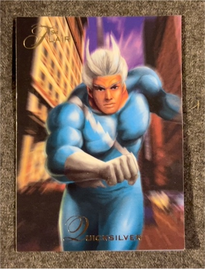 1994 Flair Marvel Annual #13 Quicksilver — front