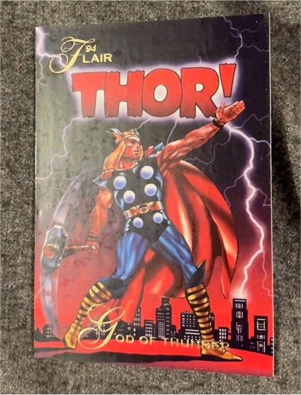 1994 Flair Marvel Universe #4 Thor God of Thunder — front