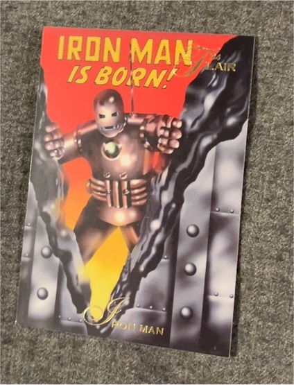 1994 Fleer Flair Marvel #8 Iron Man — front