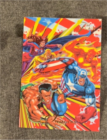 1994 Flair Marvel Annual #36 Invaders — front